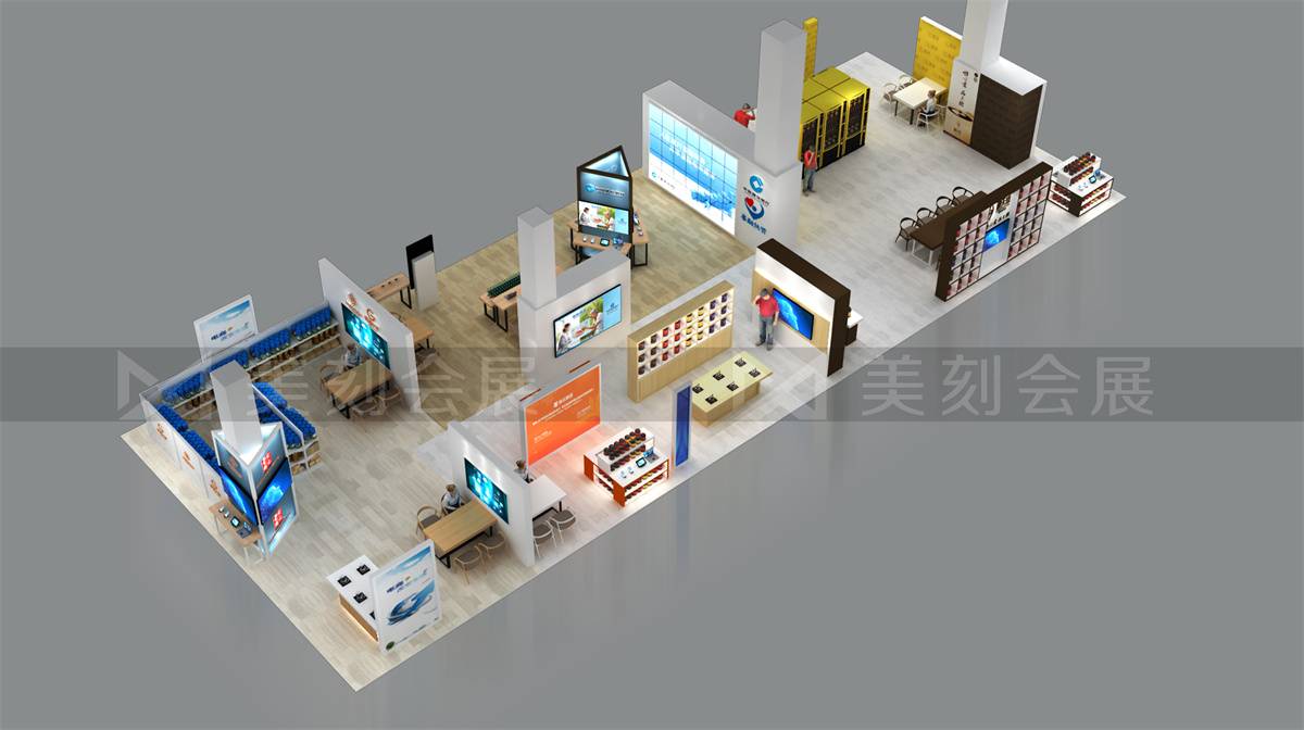 第五屆黑茶文化旅游節(jié)展臺(tái)設(shè)計(jì)方案，黑茶文化節(jié)展會(huì)布置效果圖