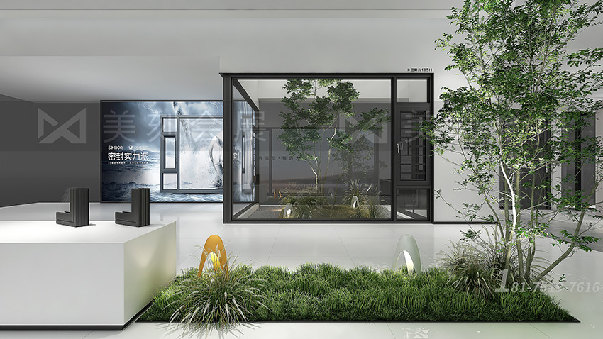 建博會門窗展臺設(shè)計案例